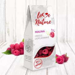Liofilizált málna 20g 100% természetes - Love Natur