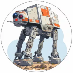 Ételpapír Star Wars AT-AT Walker 19,5 cm