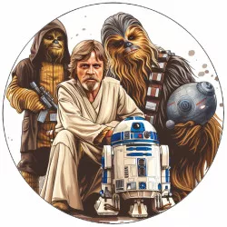 S mərlegt papír Star Wars 19,5 cm