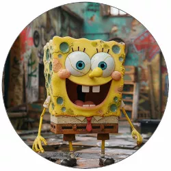 Sütőpapír SpongeBob 19,5 cm
