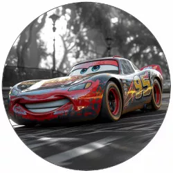 Kajakpapír Cars Villám a versenyen 19,5 cm