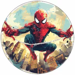Ételpapír Spider-Man a városban 19,5 cm