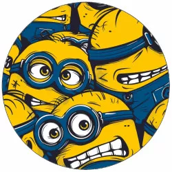 Ételpapír, amely mosolygó Minionokat ábrázol 19,5 cm