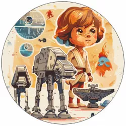 Ehető papír Star Wars 19,5 cm