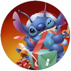 Étkezési papír Stitch és ajándék 19,5 cm