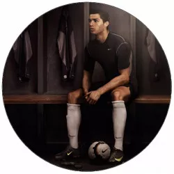Ételpapír Cristiano Ronaldo a zuhanyzóban 19,5 cm