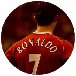 Elhasználható Cristiano Ronaldo hátulról 19,5 cm