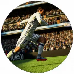 Élelmiszerpapír Cristiano Ronaldo játék közben 19,5 cm