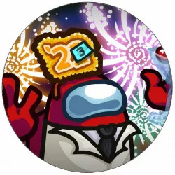 Ételpapír Among Us tűzijáték 19,5 cm