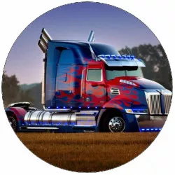 Élelmezési papír kamion Optimus Prime 19,5 cm