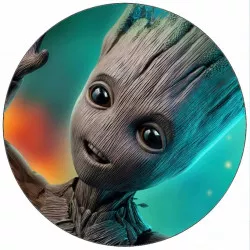 Kajálható Groot papír és színes háttér 19,5 cm