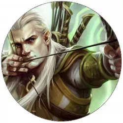 Fogyasztható papír A Gyűrűk Ura Legolas illusztráció 19,5 cm