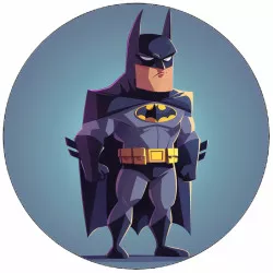 Ehető papír Batman kis logó 19,5 cm