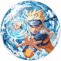 Naruto ehető papír 19,5 cm