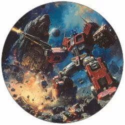 Ételpapír Transformers Optimus és Megatron 19,5 cm