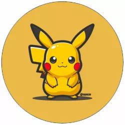 Pikachu ehető papír 19,5 cm