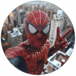 Ehető Spiderman önarckép papír 19,5 cm