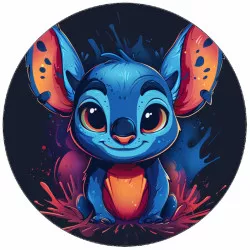 Süthető papír Stitch animáció 19,5 cm