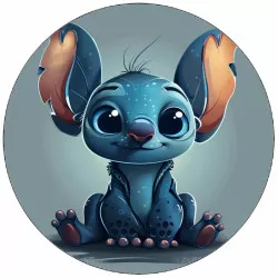 Süthető papír Stitch, 19,5 cm-es méretben