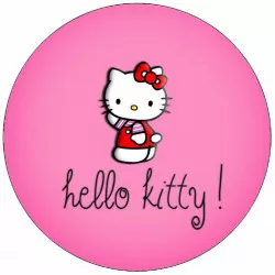 Élelmiszerpapír Hello Kitty, aki integet, 19,5 cm