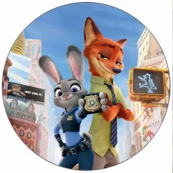 Judy és Nick Zootropolis-ból enni való papírja 19,5 cm