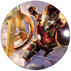 Ehető papír Avengers Iron Man 19,5 cm