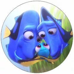 Dory ehető papírja a szüleivel 19,5 cm