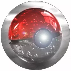Ehető Pokémon_pokéball papír 19,5 cm