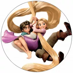 Fogyasztható papír Locika és Évonzó 19,5 cm