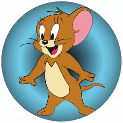 Jerry ehető papír egérnek, Jerry, 19,5 cm