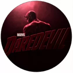 Darádellt papír Daredevil logó 19,5 cm