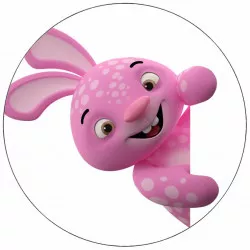 Ehető papír aranyos nyuszika 19,5 cm
