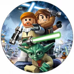 Ehető Lego Star Wars papír 19,5 cm