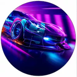 Ételpapír Need for Speed versenyautó 19,5 cm
