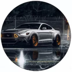 Ehető papír Need for Speed Ford Mustang coupe 19,5 cm