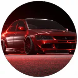 Ehető papír Need for Speed Mitsubishi Lancer Evo 19,5 cm