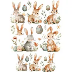 Ehető papír kivágáshoz – Húsvéti nyuszika