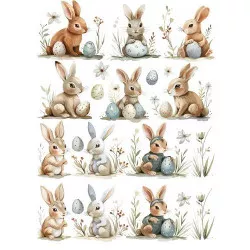 Ehető papír kivágáshoz – Húsvéti nyuszika