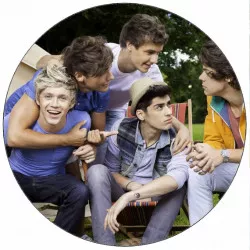 Élelmiszerpapír One Direction forgatása közben 19,5 cm