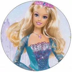 Enni papír Barbie herce 19,5 cm