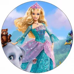 Élelmezési papír Barbie és az elefántbébi 19,5 cm