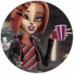 Kajálható Monster High lányka kávés 19,5 cm iskolaszövet papír fogyasztópapír?
