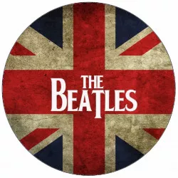 Élelmiszerpapír The Beatles zászló 19,5 cm
