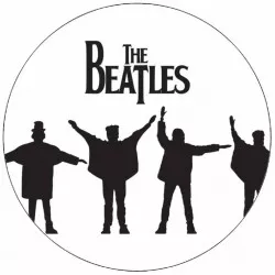 Élelmiszerpapír The Beatles sziluettái 19,5 cm