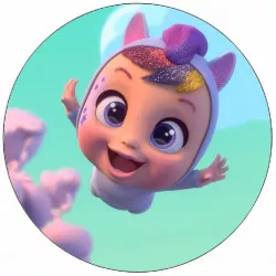 Kajálható papír Cry babies újszülött úszó baba 19,5 cm