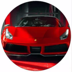 Fogyasztható papír Ferrari 488 19,5 cm