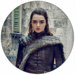 Fogyasztható papír Trónok harca Arya Stark 19,5 cm