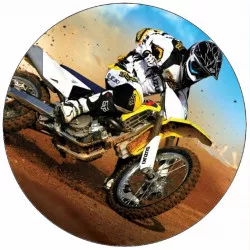 Ehető papír Motokrossz 19,5 cm