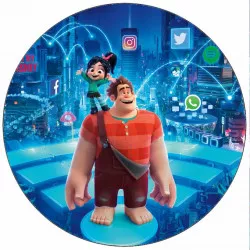 Ropogós evőpapír Raubíř Ralph a városban 19,5 cm