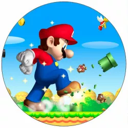 Élelmiszerpapír Super Mario akcióban 19,5 cm